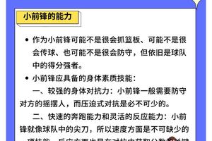  业余小前锋如何快速进步：提升篮球技术的高效策略